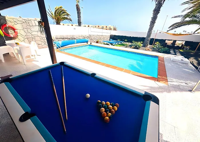 Villa Descansa With Private Pool, Air-conditioning, Sea View, Smart-tv Wifi Playa Blanca (Lanzarote)